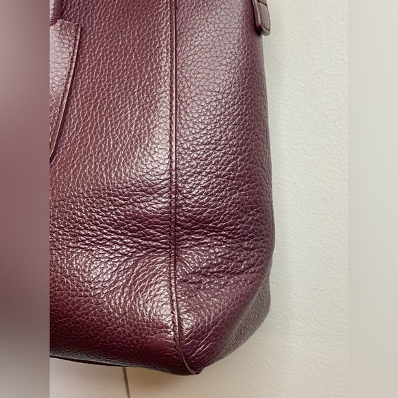 FurlaTessa L Satchel Barolo Burgundy/Wine Leather Handbag / 2 Way - Picture 8 of 14